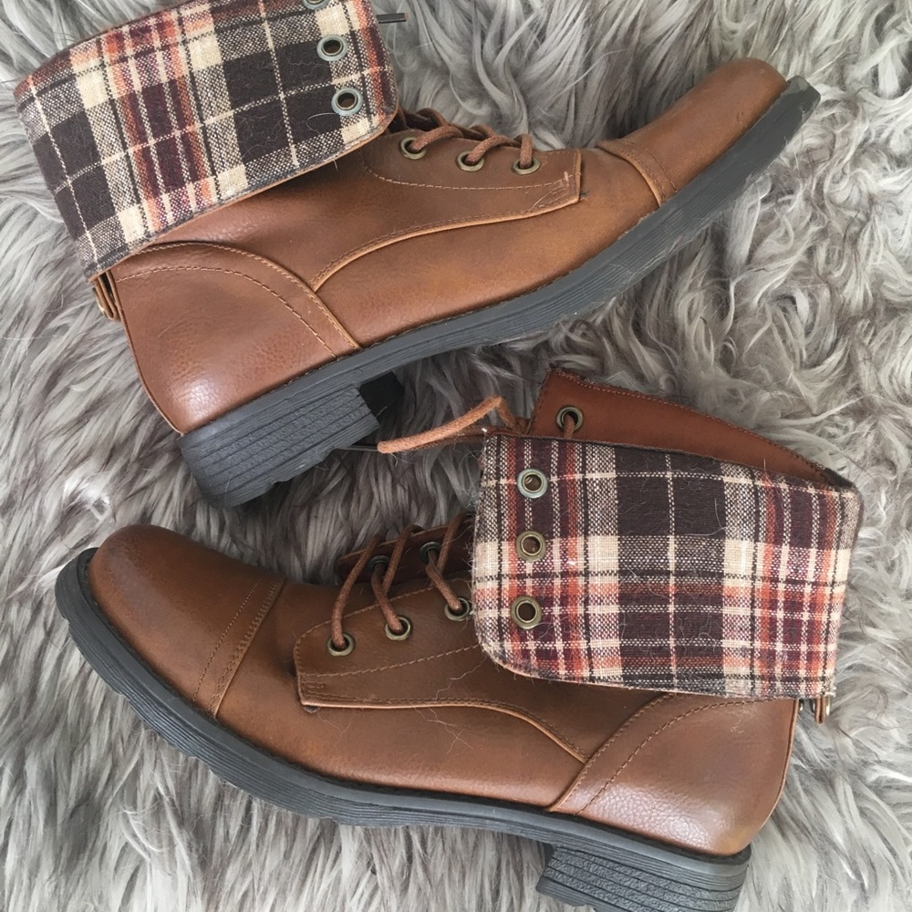 Carmel Combat Style Boots